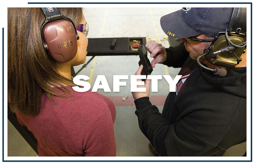 RSO instructs safe handling at indoor range